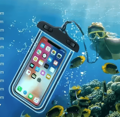 Funda impermeable para móvil. Funda móvil agua